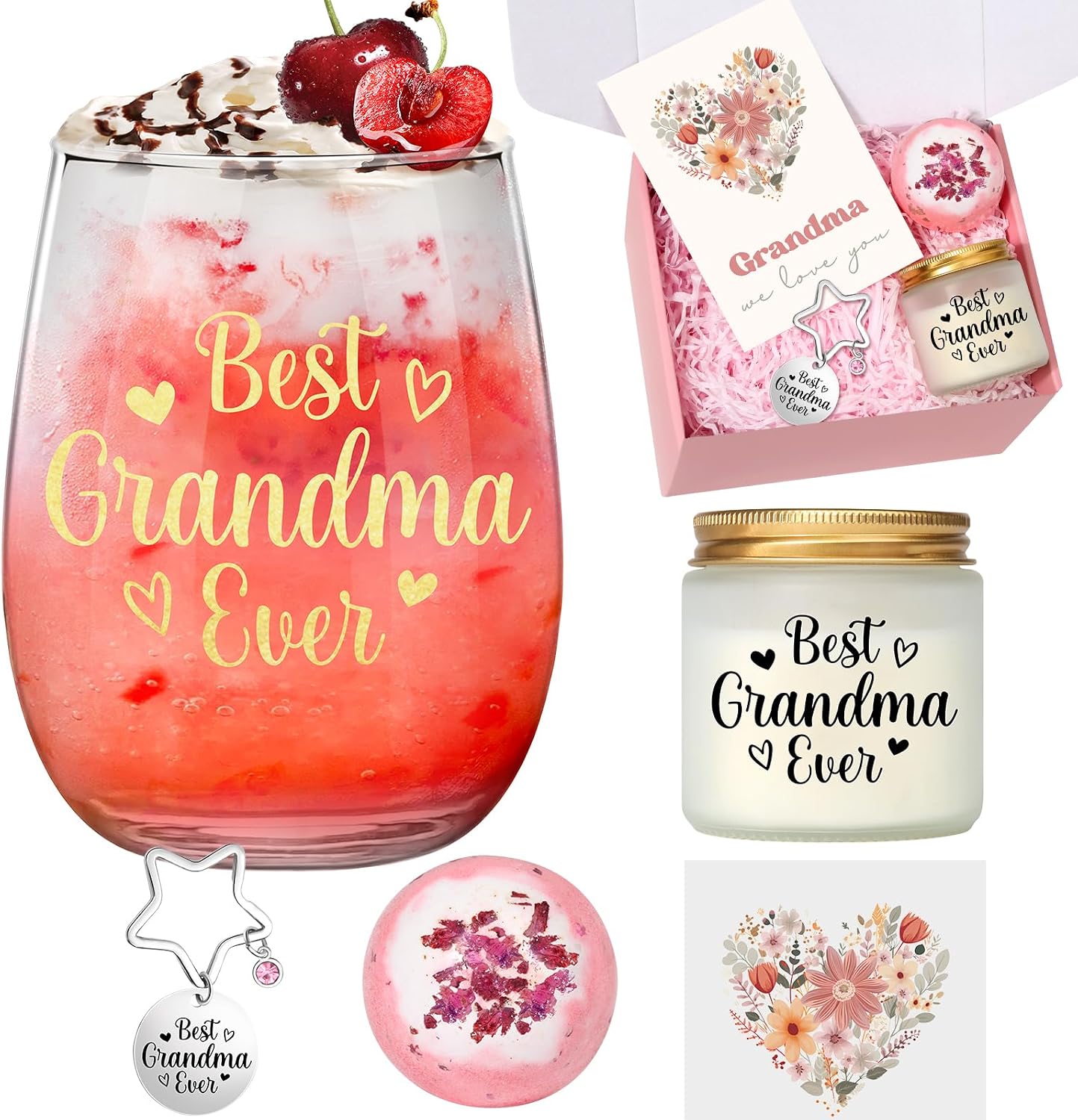 Thumbnail 2 de Tecanne Grandma Gifts Personalised Glass
