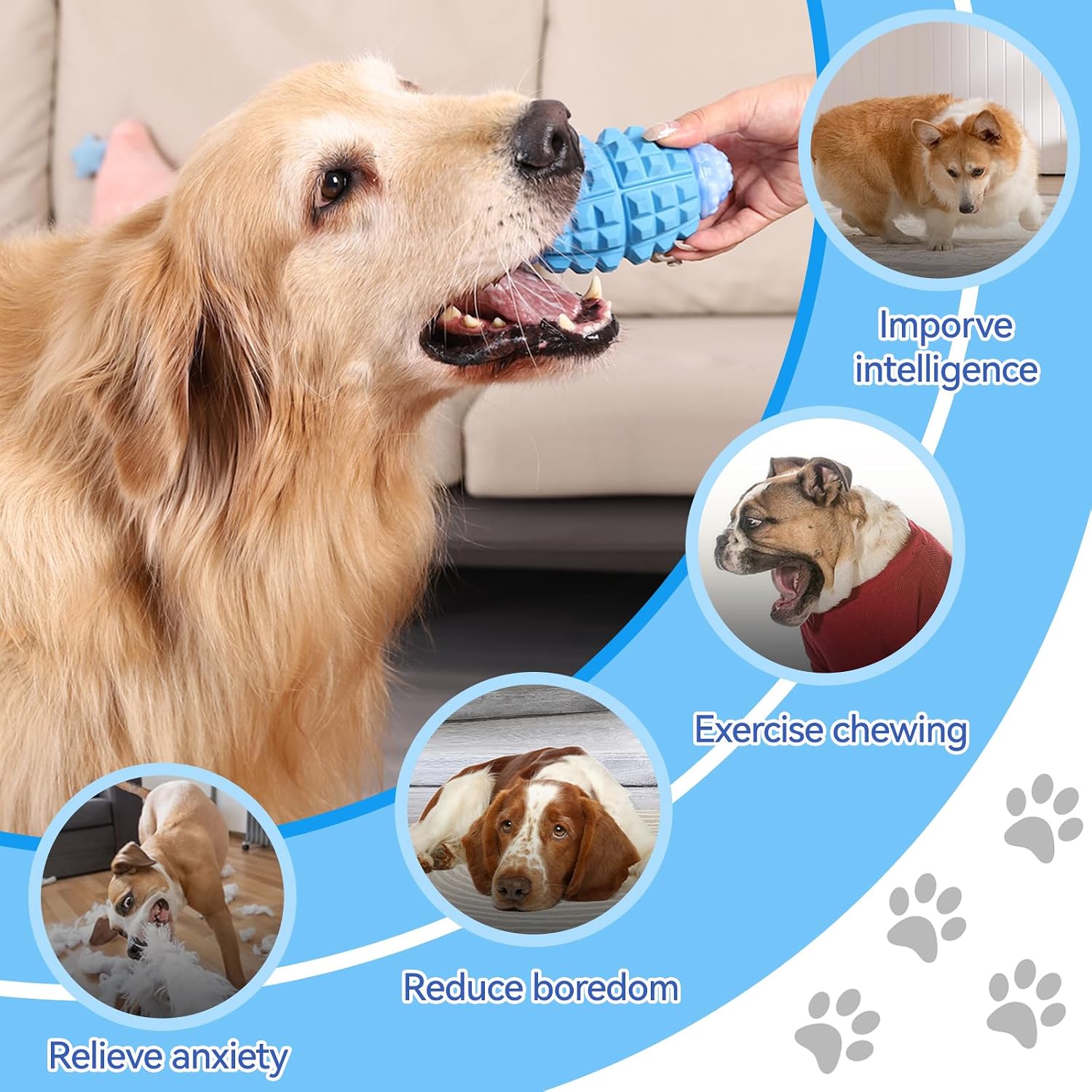 Thumbnail 4 de YINEYA Tough Dog Toys Large Breed