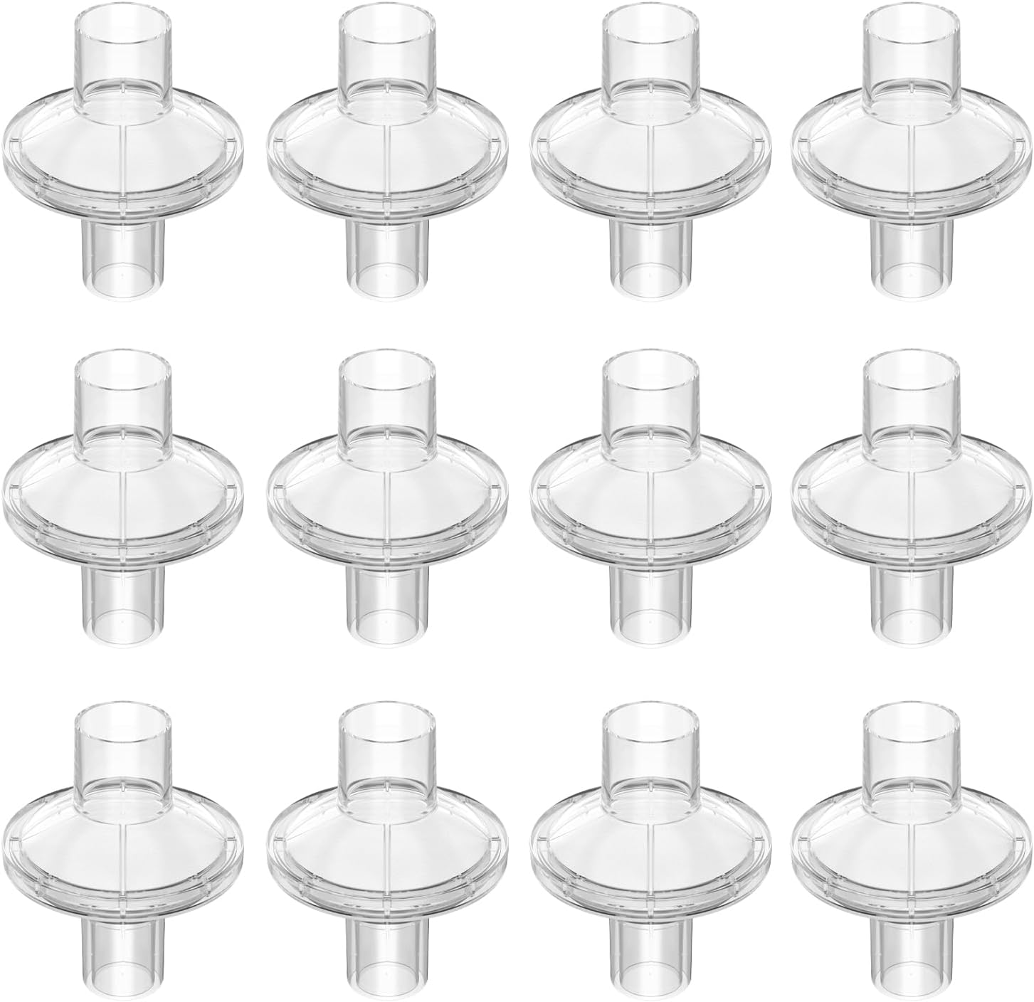 12-Pack CPAP Filters for Most Standard Machines (22mm & 25mm Tubing) – Broad Compatibility