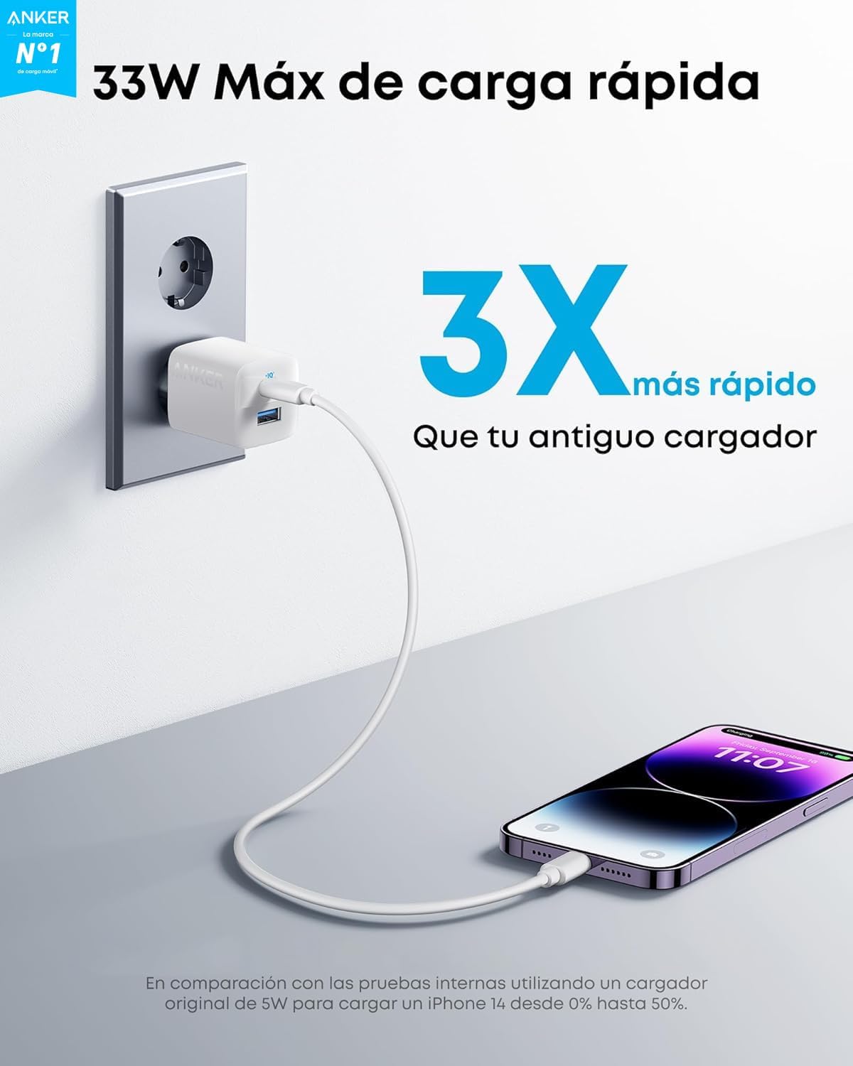 Thumbnail 1 de Anker 323 Cargador 33W USB-C para iPhone