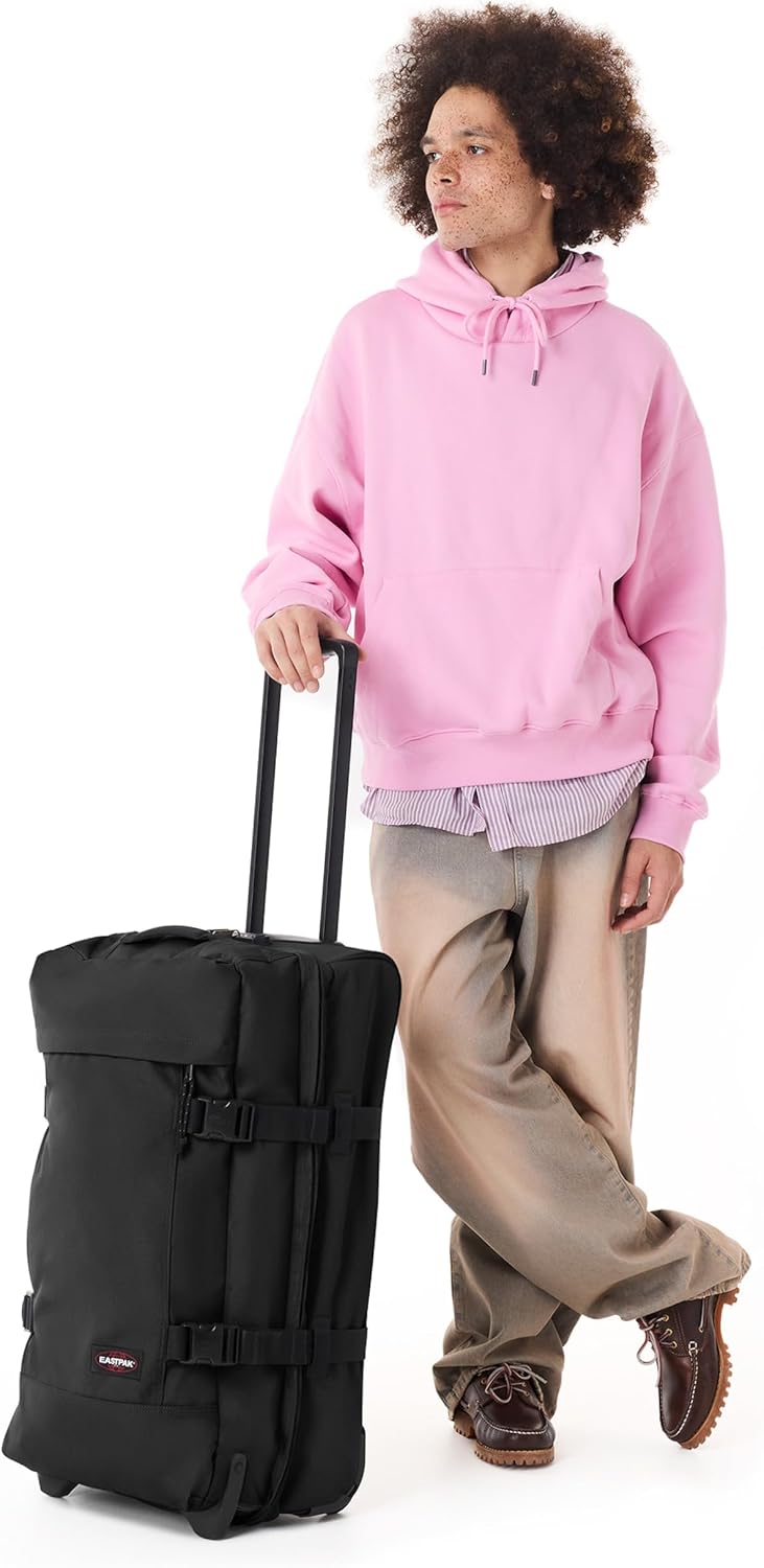 Detalle 2 de Eastpak Tranverz M Valise Moyenne 78L – bagage à roulettes résistante et légère (67 x 35,5 x 30 cm)