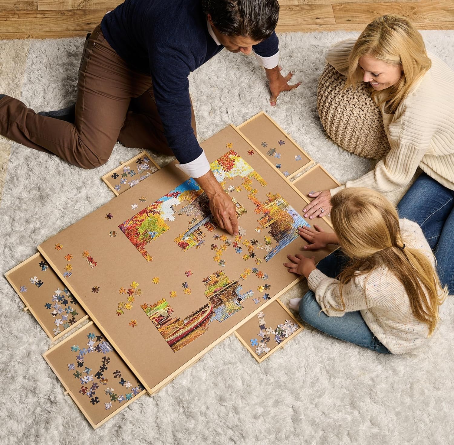 Thumbnail 6 de Wooden Puzzle Board 35 x 26 inch 🎲