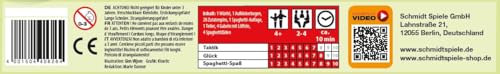 Thumbnail 6 de Schmidt Spiele 40626 Paletti Spaghetti – Aktionsspiel für 2–4 Spieler