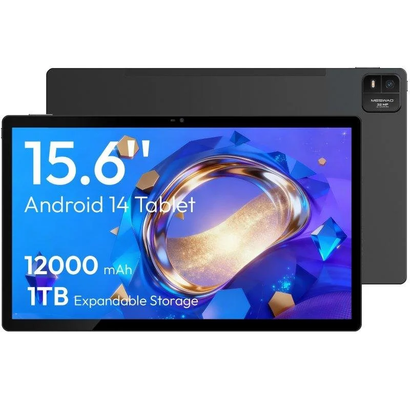 Detalle de Tablet MESWAO B3 WiFi 15,6" 6GB/128GB Gris con Stylus Pen