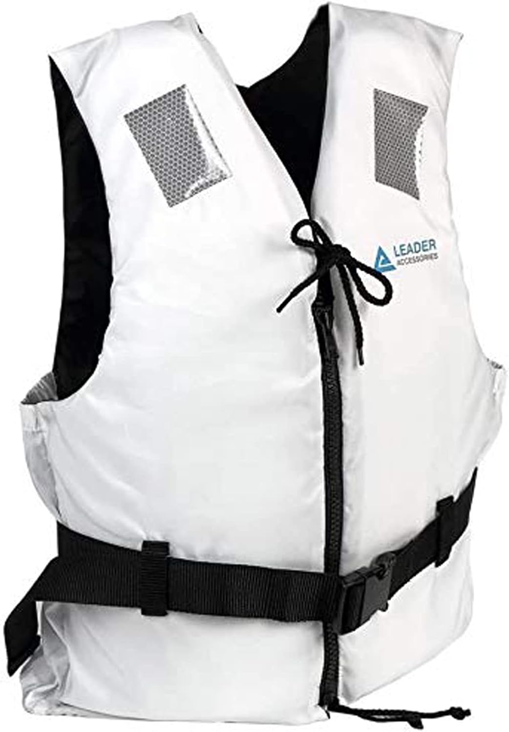 Detalle de Leader International Schwimmhilfe Erwachsene Feststoffweste – Auftrieb 40N, Frontreißverschluss