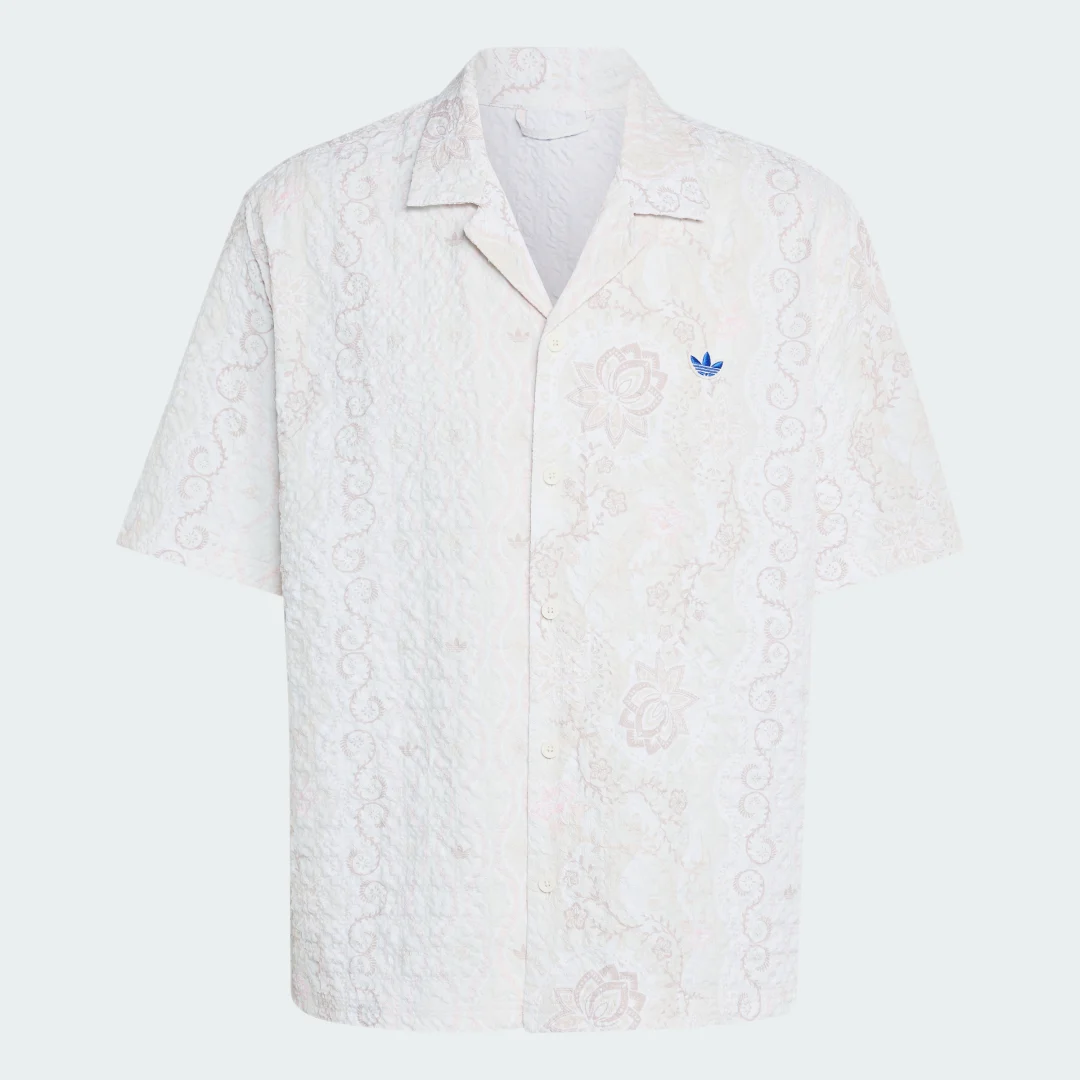 Thumbnail 3 de Camisa estampada Seersucker Resort de Adidas: estilo ligero para el veranillo urbano
