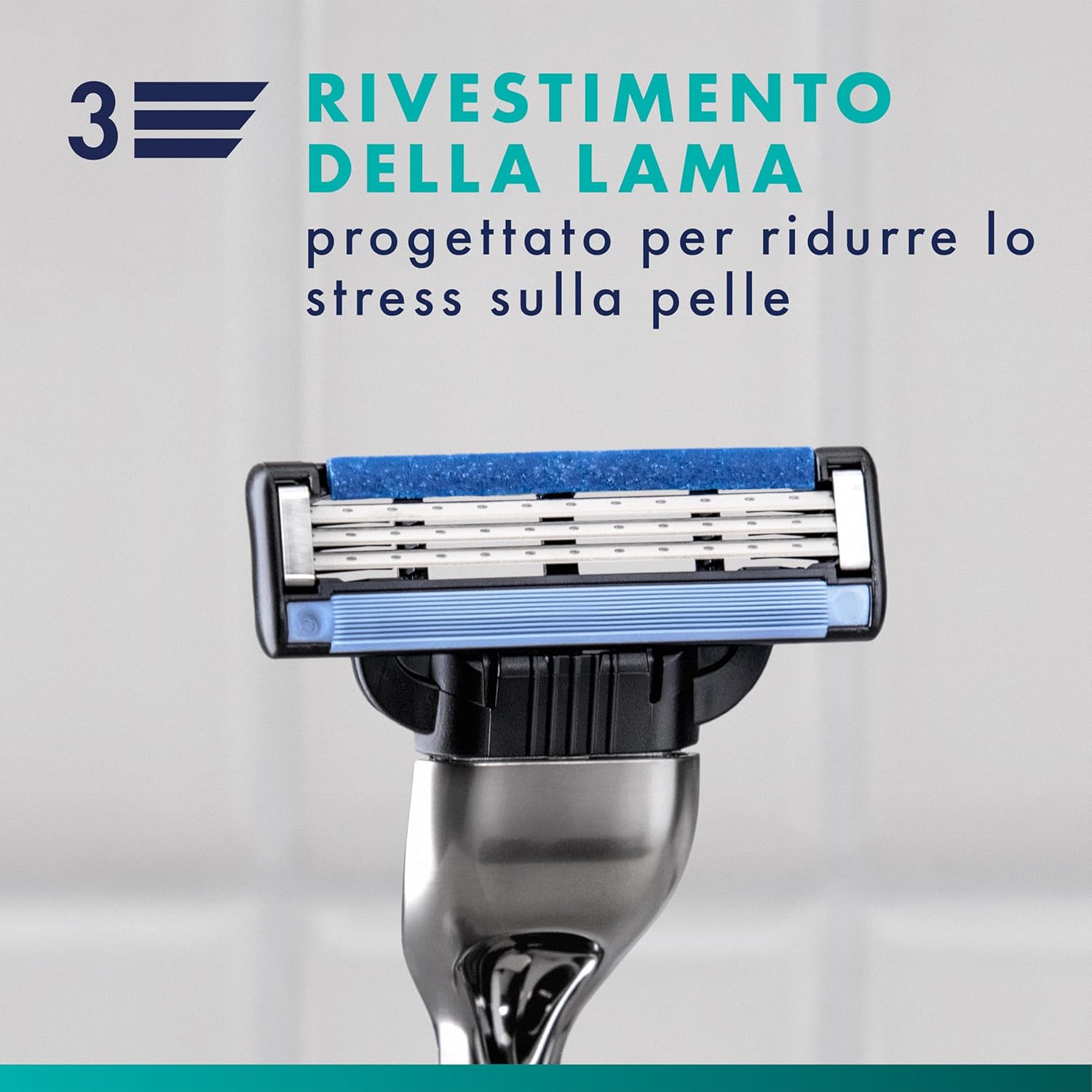 Thumbnail 3 de Gillette Mach3 Base 15 lamette di ricambio: lama prolungata con banda lubrificante