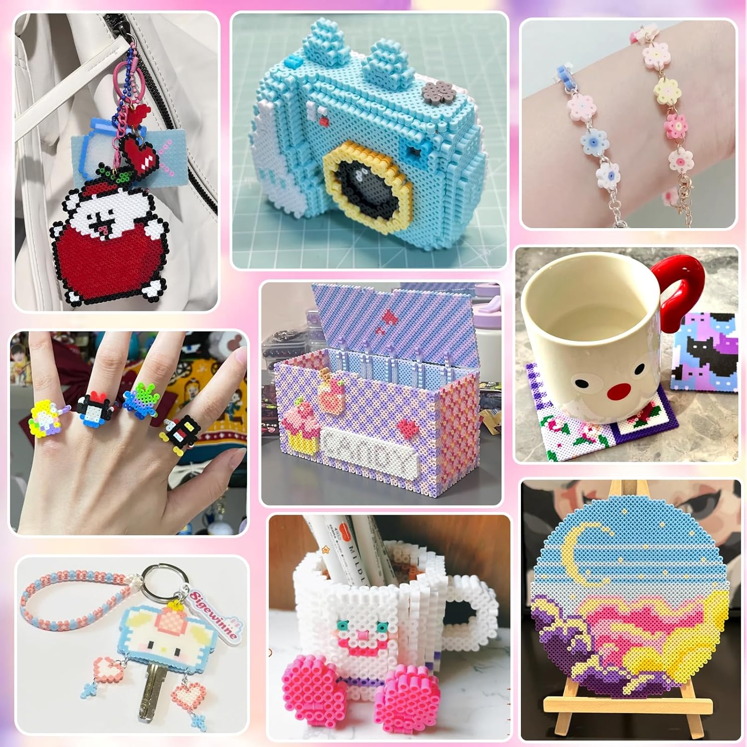 Thumbnail 4 de KIFHCMPR 11000 Stück Bügelperlen Set 5 mm 🎨