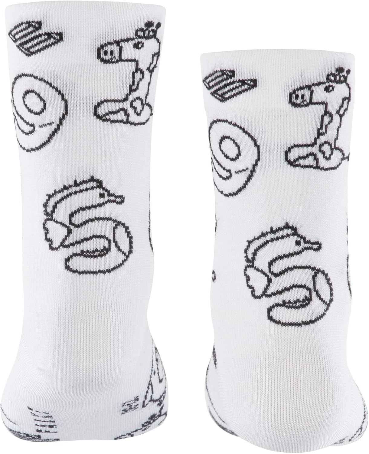 Detalle de FALKE mixte enfant Paint Your Own Socks – chaussettes respirantes en coton renforcé à personnaliser