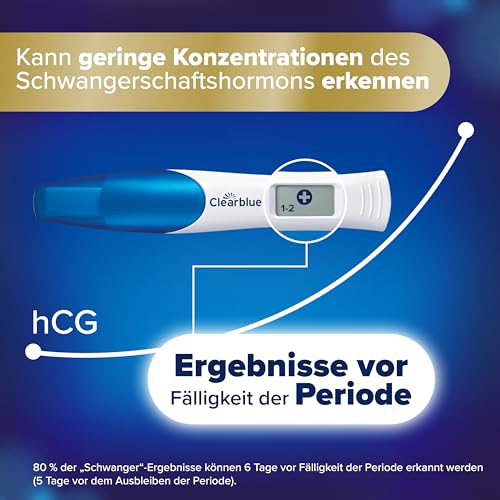 Detalle de Clearblue Digitaler Schwangerschaftstest mit Wochenbestimmung – 1 Test
