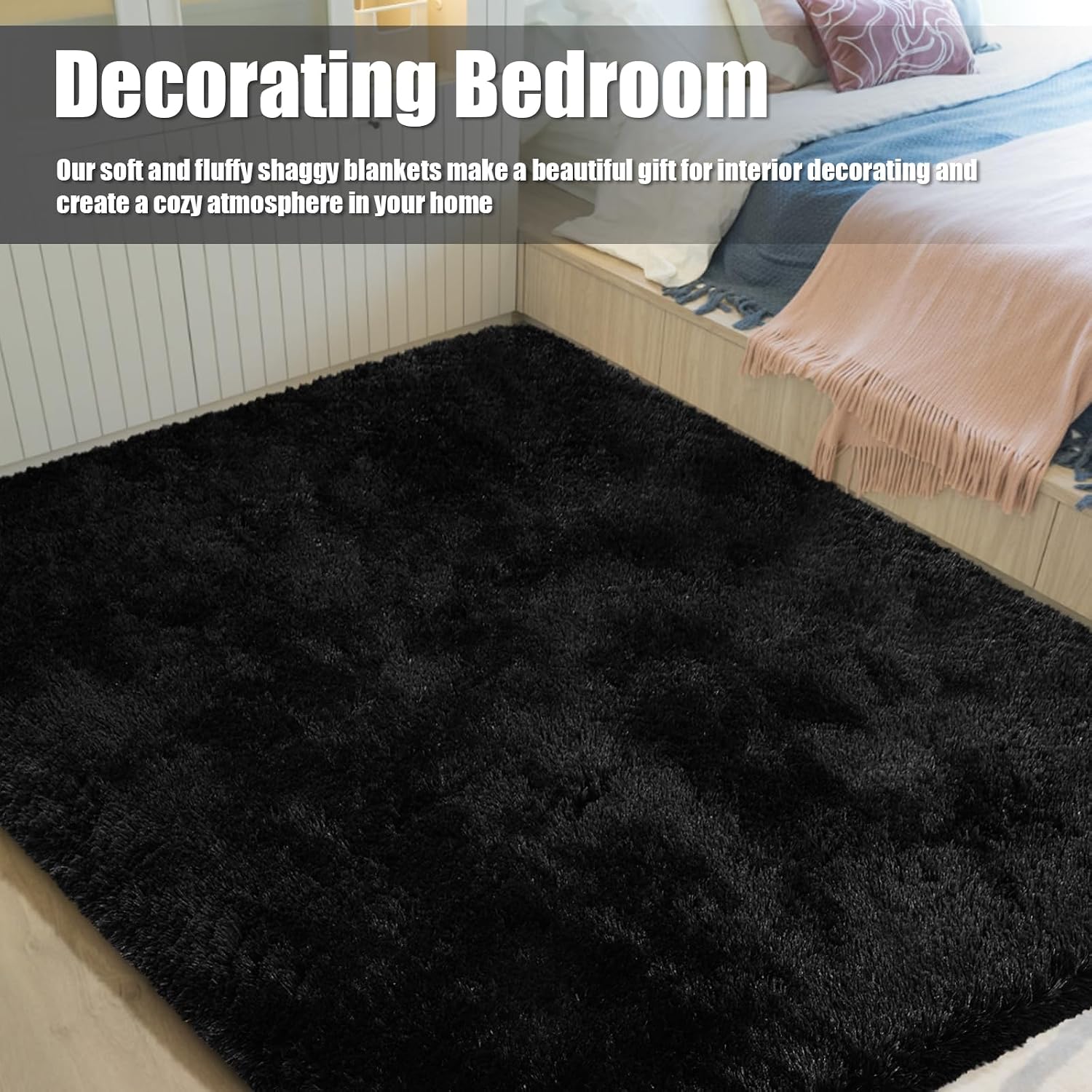 Thumbnail 5 de 8x10 Shag Rugs for Living Room 🛋