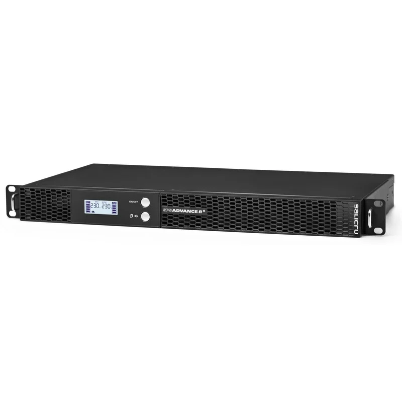 Detalle de Salicru SPS Advance R SAI Line Senoidal Rack 1U 750 VA: UPS de alta densidad para rack 19