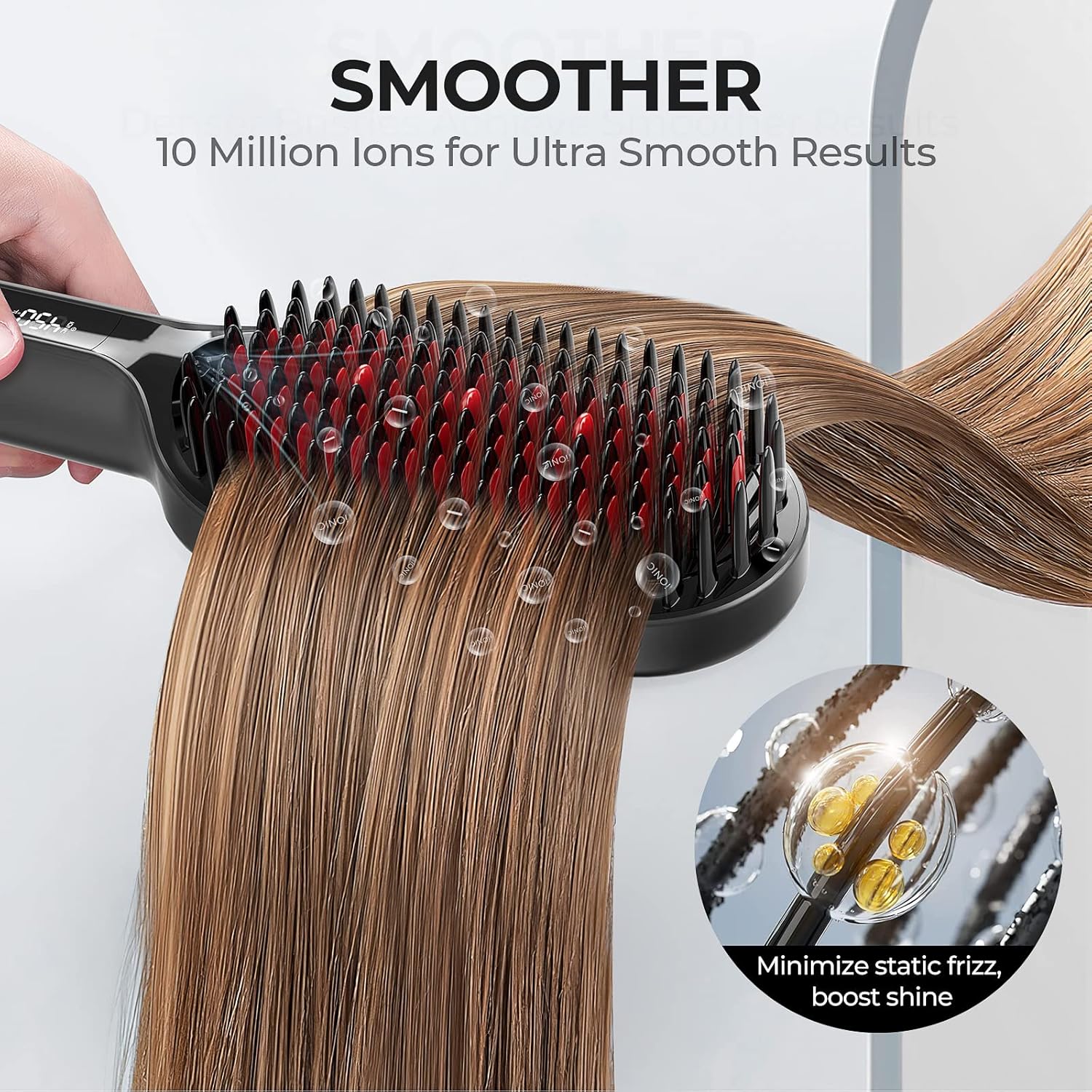 Thumbnail 4 de TYMO Ionic Plus Hair Straightener Brush 16 Temps 💇♀