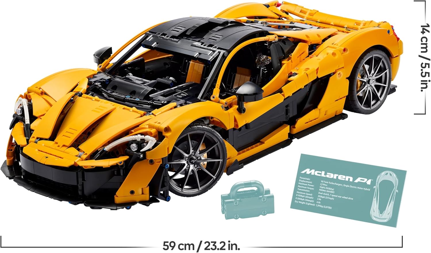 Thumbnail 6 de LEGO Technic McLaren P1 42172 — Modellino di auto sportiva da costruire per adulti