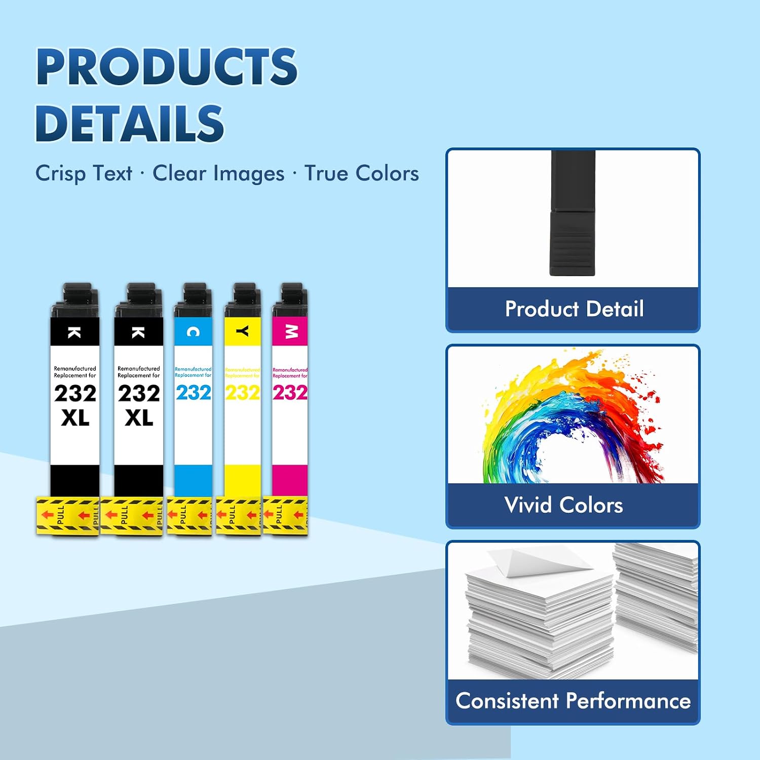 Thumbnail 5 de Remanufactured 232XL Ink Cartridges