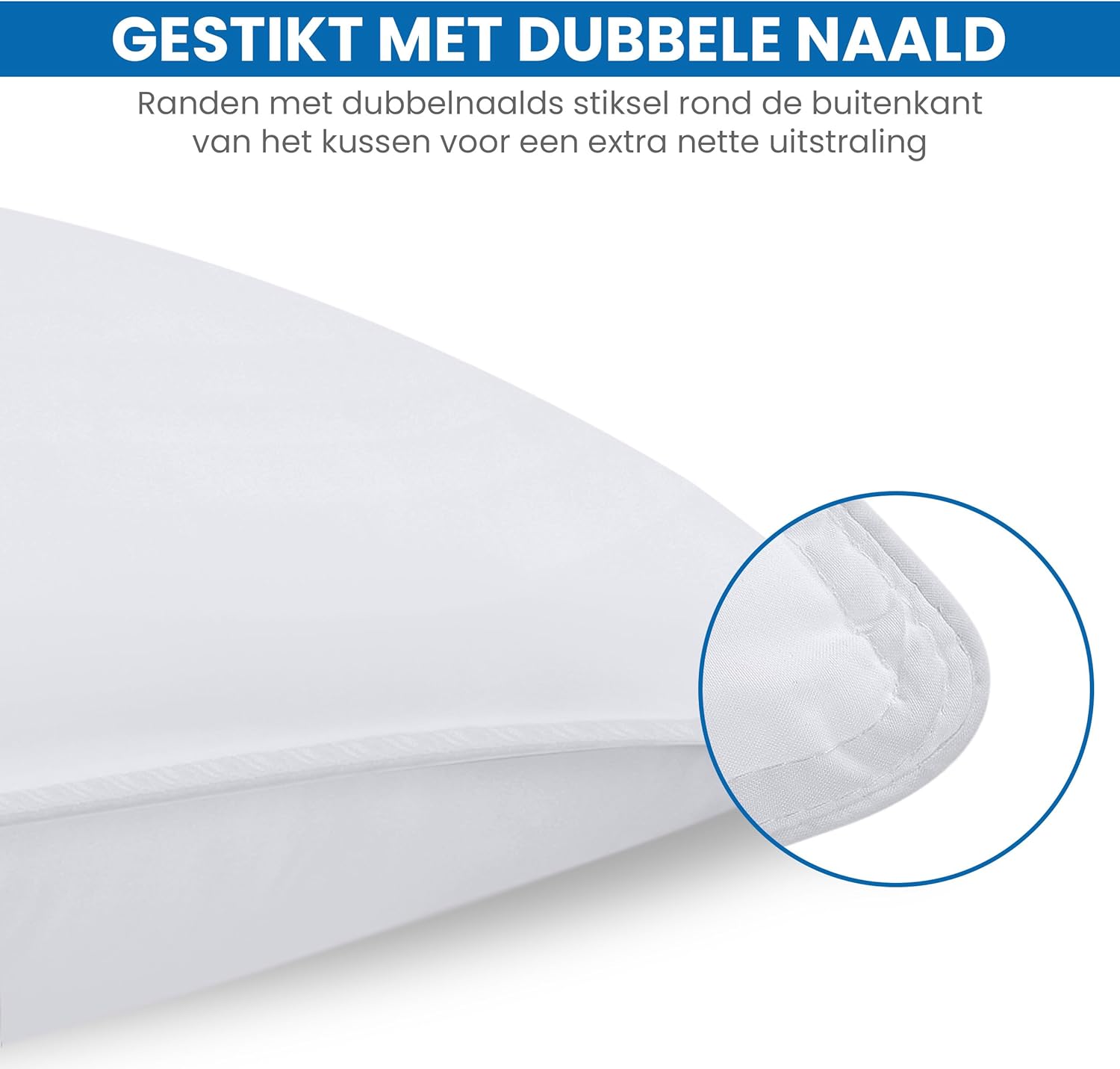Detalle 2 de Utopia Bedding Team Almohadas Siliconadas 50x70 cm 💤