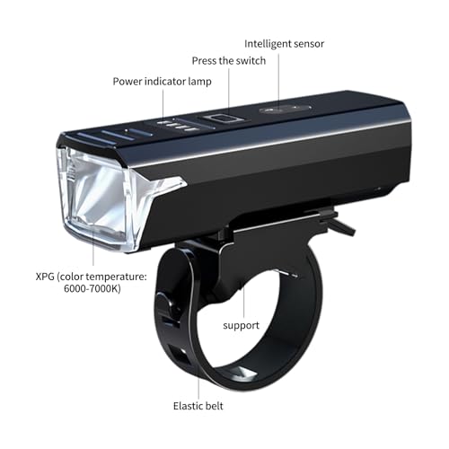Thumbnail 6 de Chasinglee Luci Bici Ricaricabili USB 2000 Lumen: luci anteriore e posteriore, impermeabili IPX5