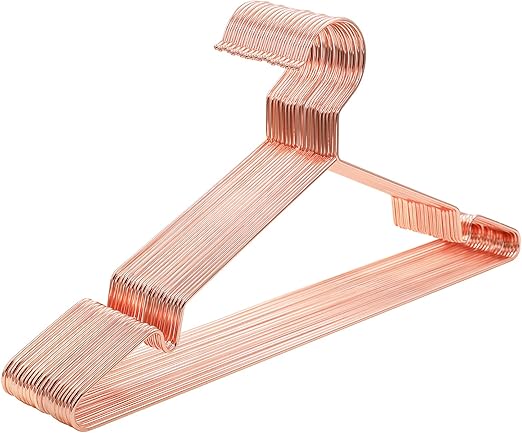SONGMICS CRI44R20 - Perchas de Metal Rosa Dorado 🌟