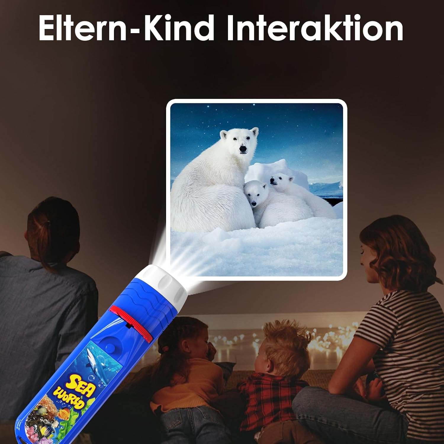 Thumbnail 2 de Pup Go Kinderprojektor-Taschenlampe „Meer Welt & Ozean“ mit 3 Discs (24 Bilder) – Spielzeug-Beamer ab 3 Jahren