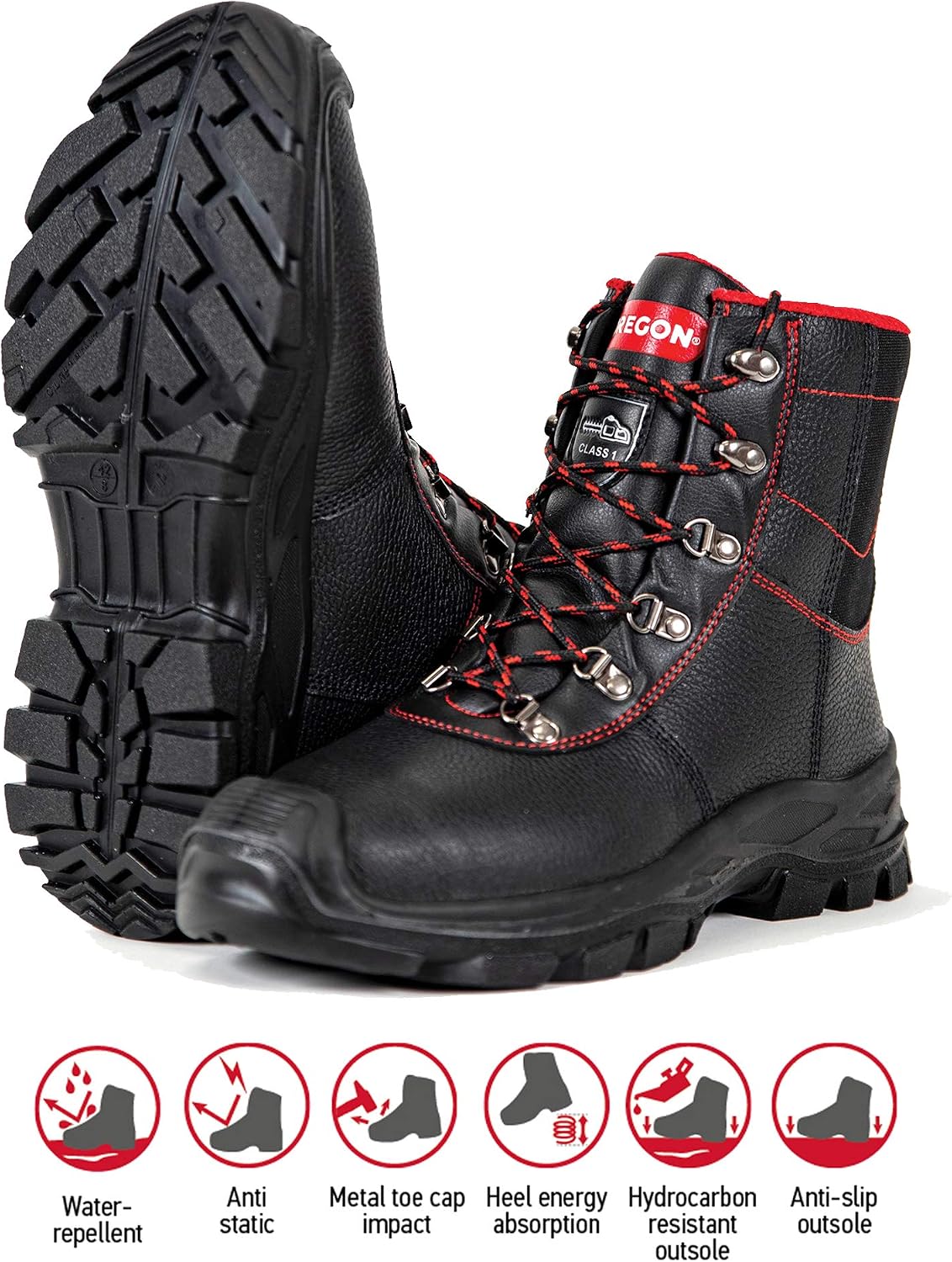 Detalle de Oregon Bottes de Protection Sarawak Classe 1 – contre les tronçonneuses