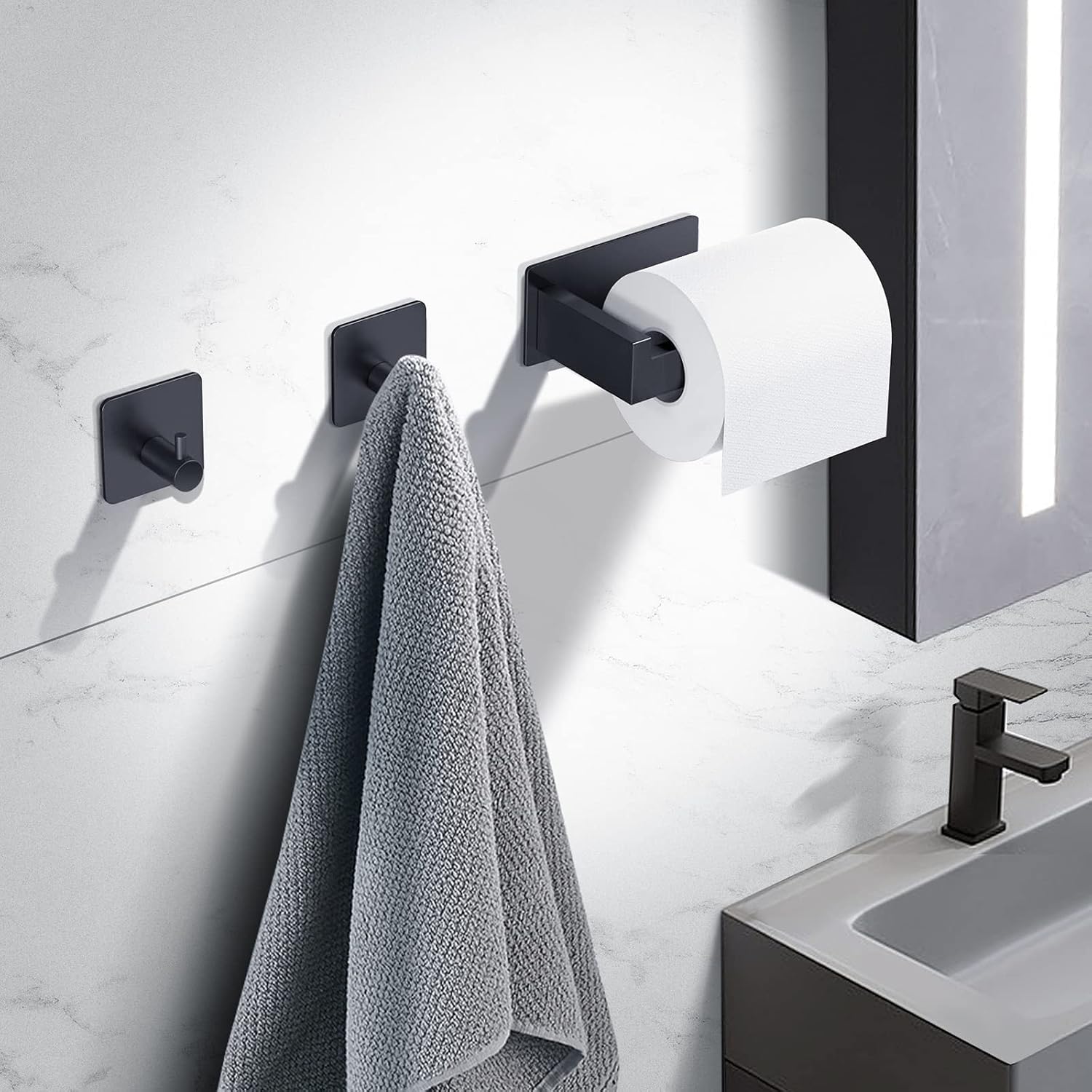 Detalle 2 de Toilettenpapierhalter No Drilling 304 Edelstahl