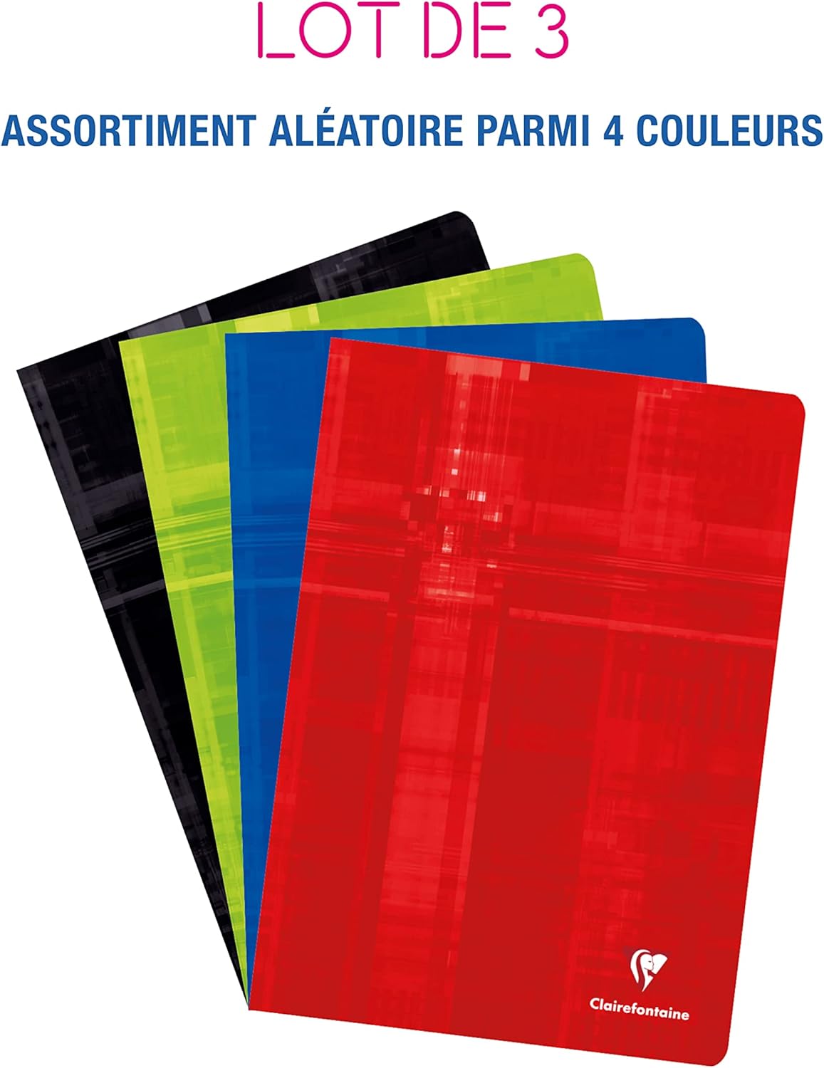 Detalle 2 de Cahiers Clairefontaine 631662AMZC lot de 3 ⚙
