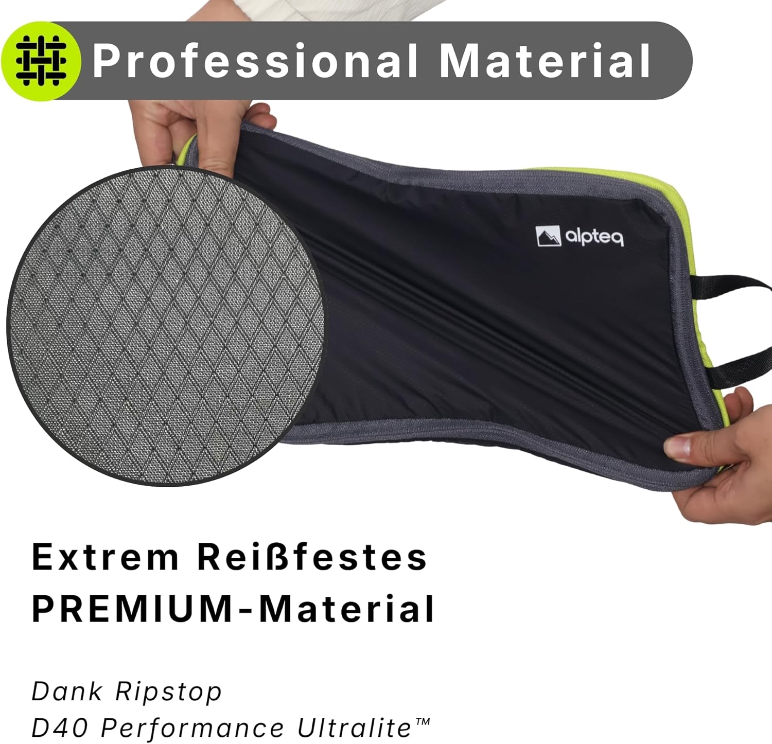 Detalle de Alpteq Profi-Packtaschen mit Kompression – 5-teiliges ultraleichtes Koffer-Organizer-Set
