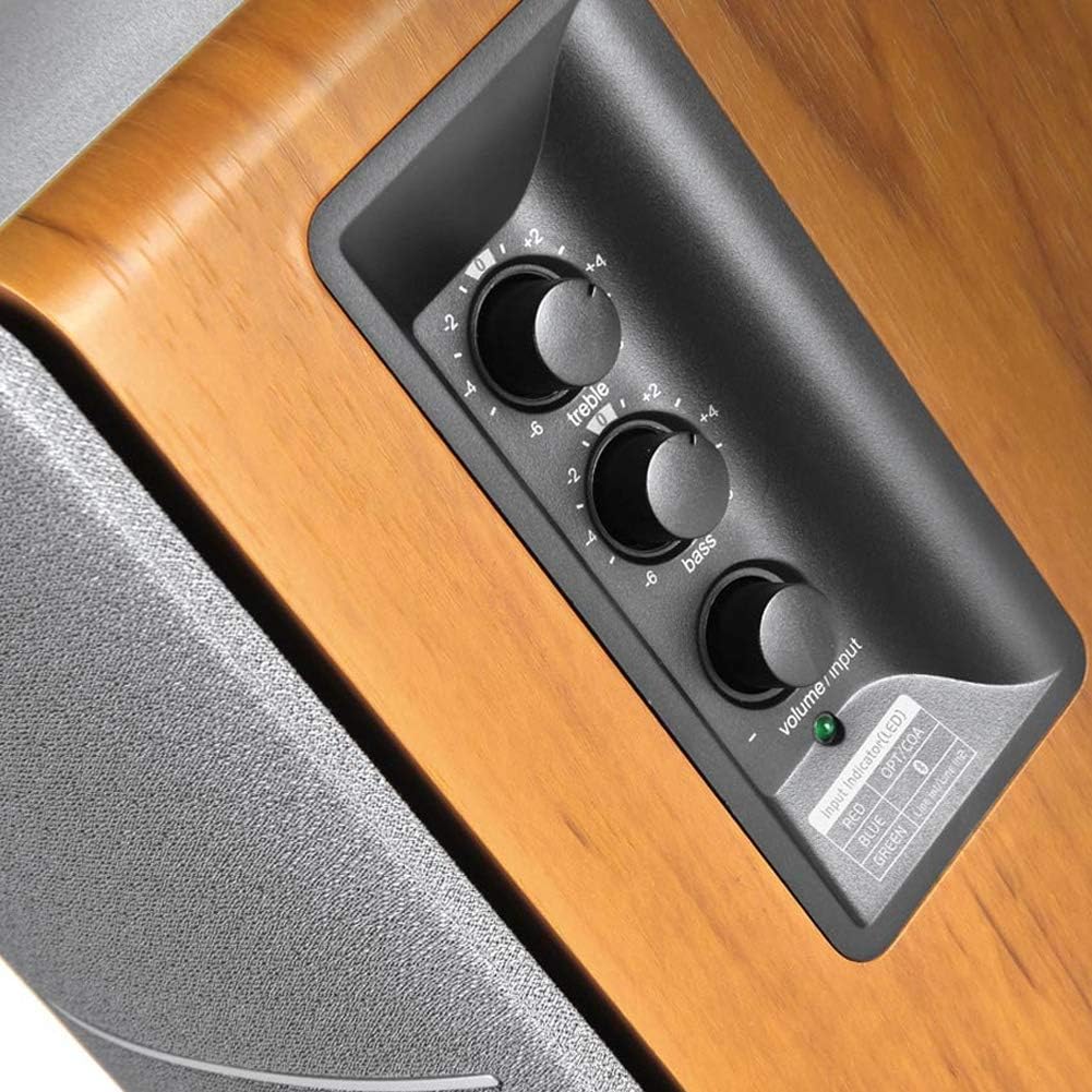 Detalle de Edifier R1280DB: Diffusori da scaffale attivi con Bluetooth e ingresso ottico