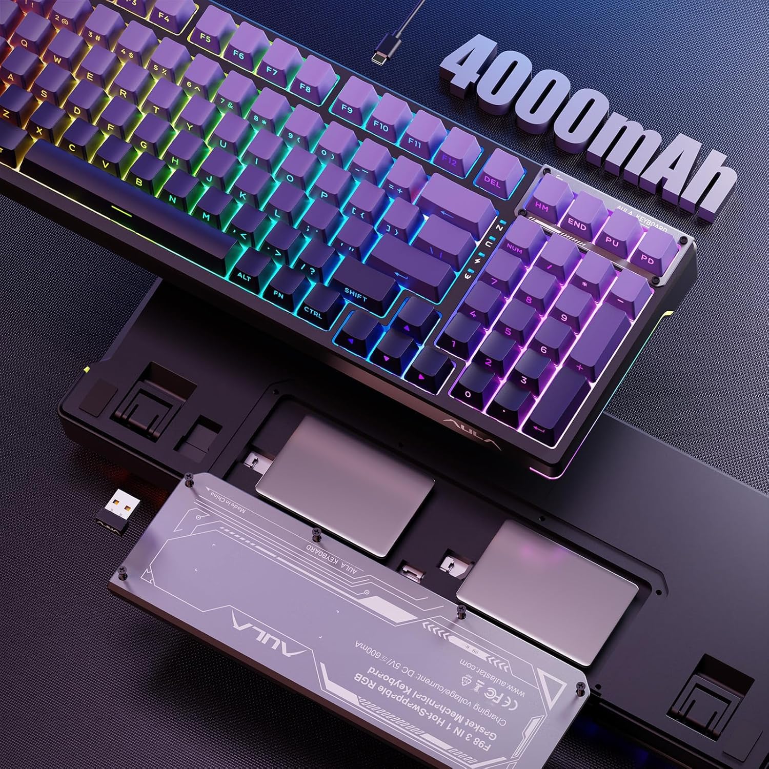 Thumbnail 6 de AULA F99S Mechanical Keyboard 99 Keys ⌨