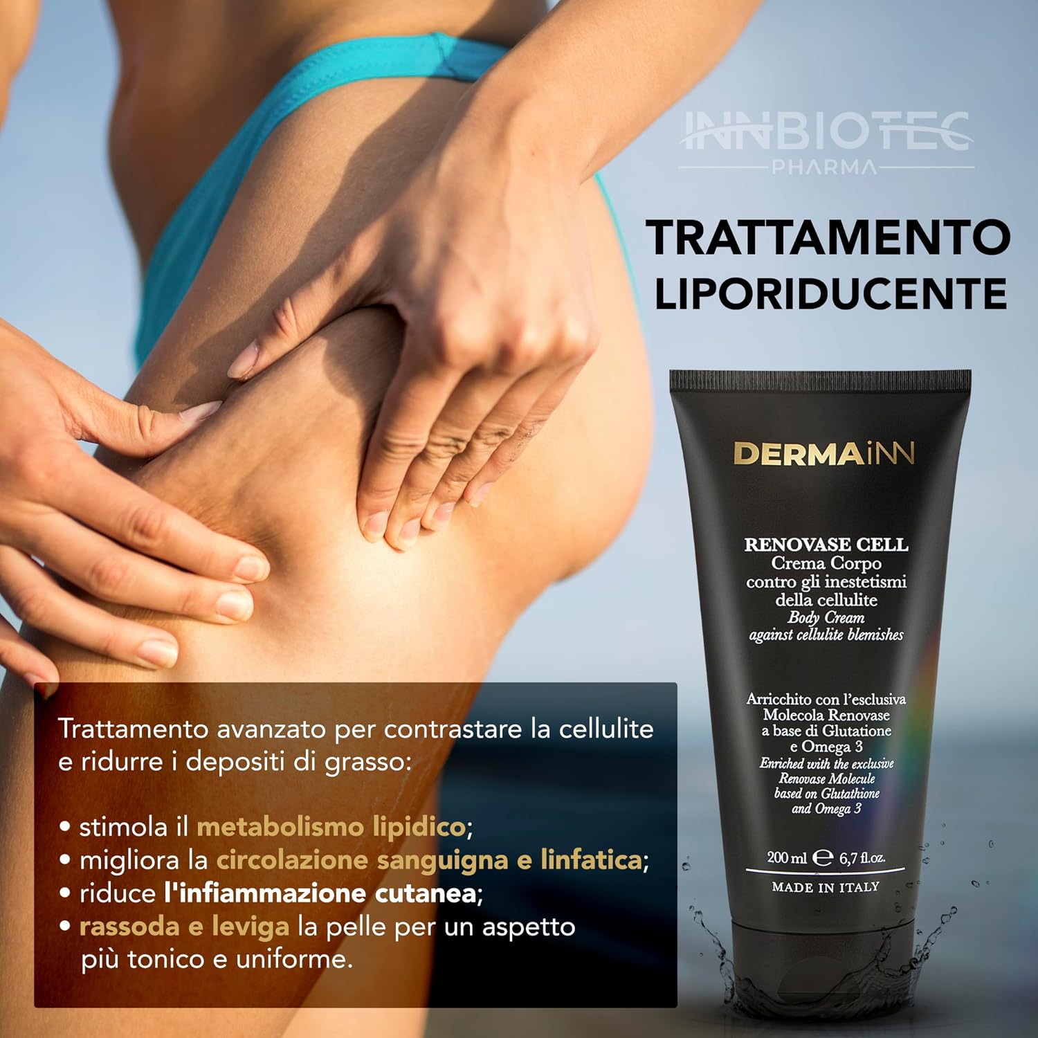 Detalle 2 de Renovase Cell Crema Anticellulite Forte 200 ml
