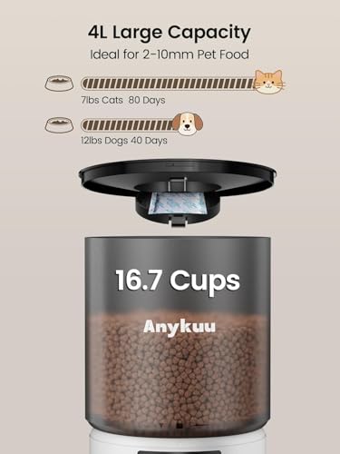 Detalle 1 de Anykuu 4L Comedero automático 4L