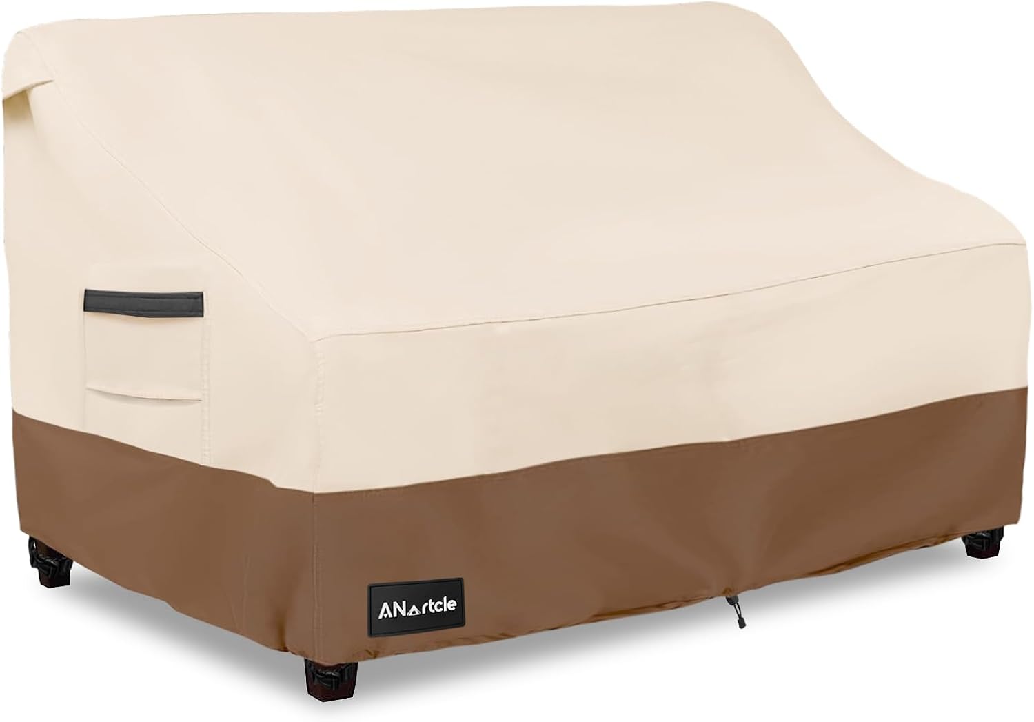 ANartcle 60"W x 34"D x 30"H Patio Loveseat Cover, Waterproof Polyester
