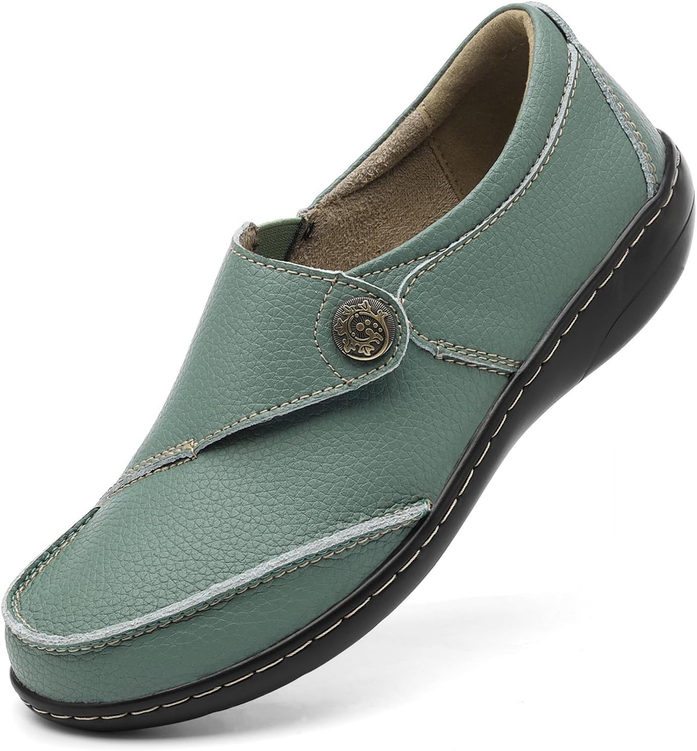 Detalle de TERRIKAT Women's Leather Loafers