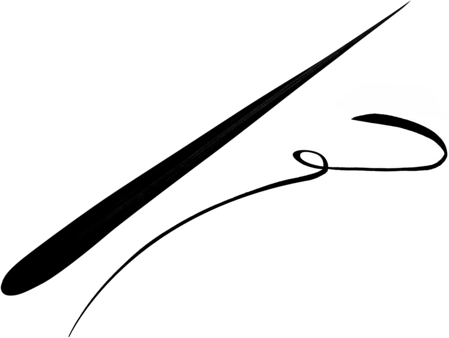 Detalle 2 de Sheila Cosmetics Overnight Ink Liner: Eyeliner a penna waterproof con punta in feltro, 01 Deep Black