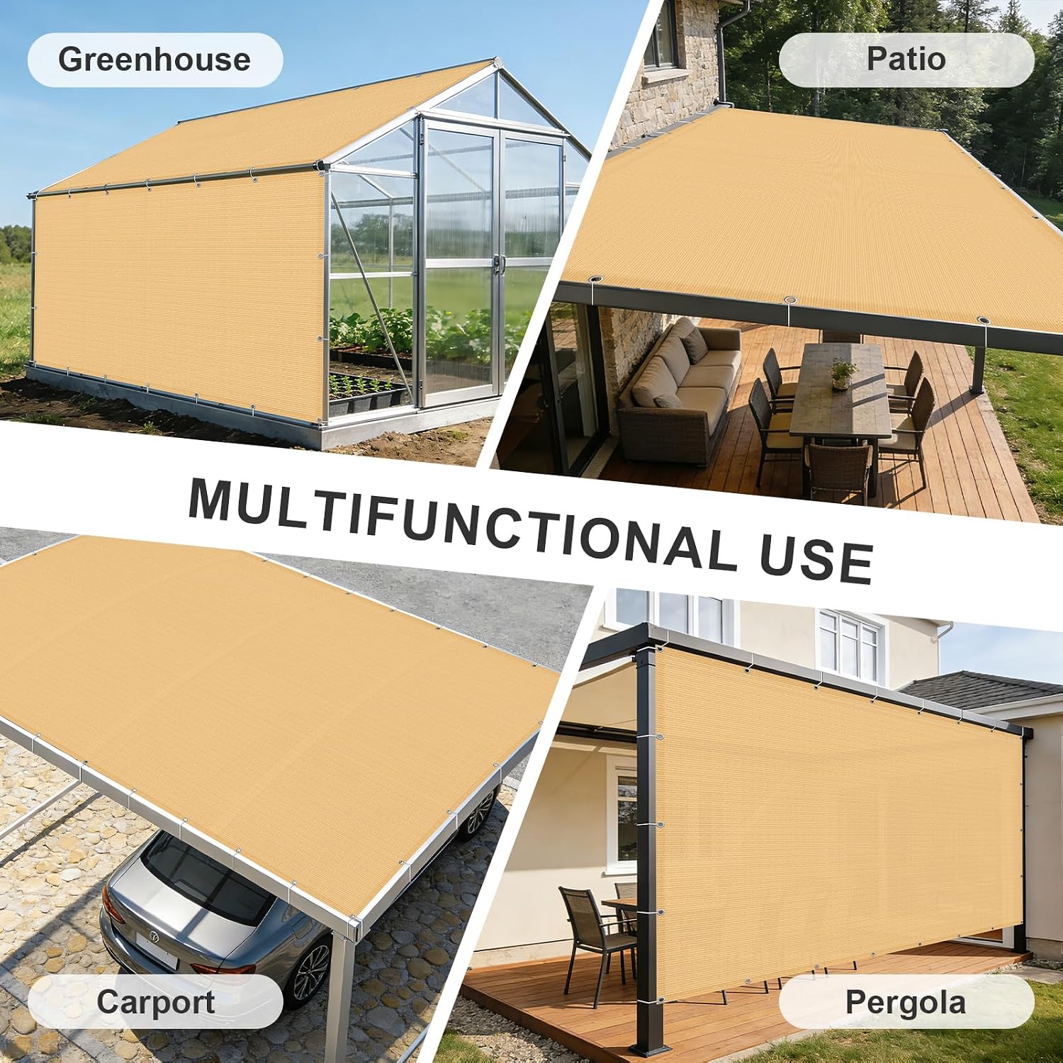 Detalle 2 de Cool Area Shade Cloth 10x20 ft