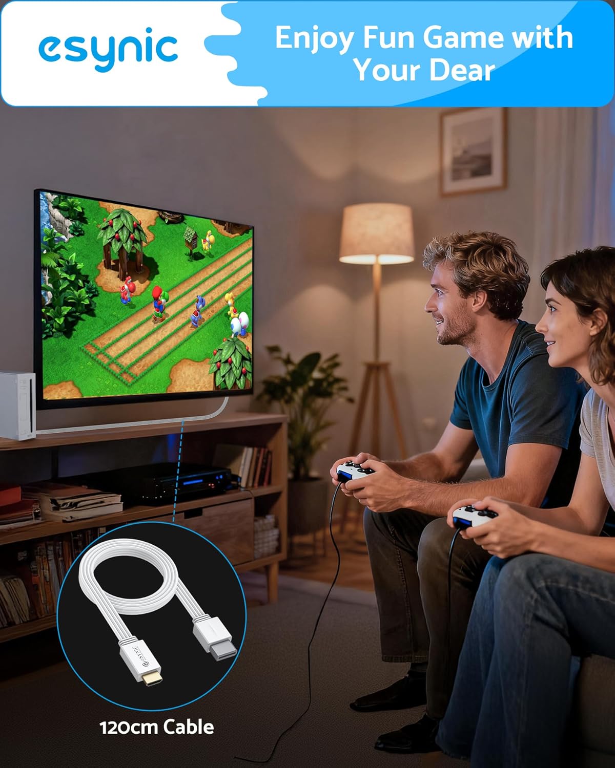 Thumbnail 5 de eSynic Wii to HDMI Converter Cable (1080P/720P) for Nintendo Wii & Wii U to HDTV