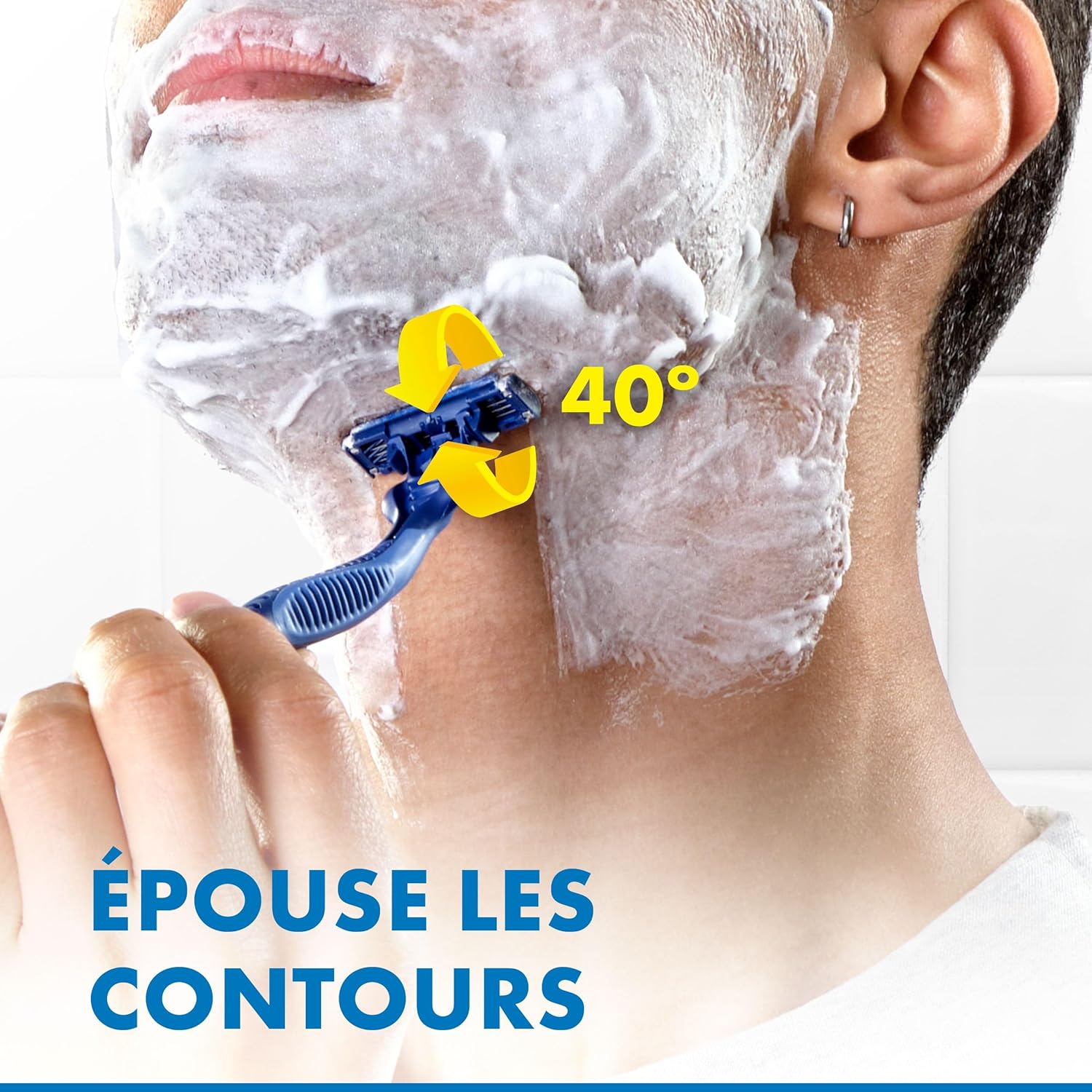 Thumbnail 4 de Gillette Sensor3 Comfort – Rasoirs jetables pour homme (lot de 8+4)