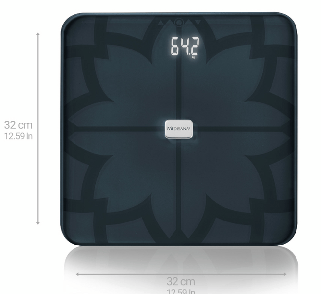 Thumbnail 1 de Medisana BS 450 Connect: Báscula Análisis Digital Negra 🏋️‍♀