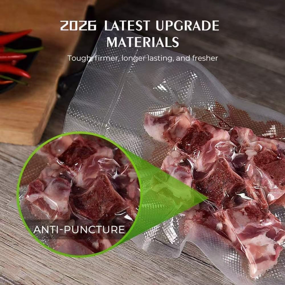 Detalle de Kitchen Essentials Vacuum Sealer Bags 8" x 20