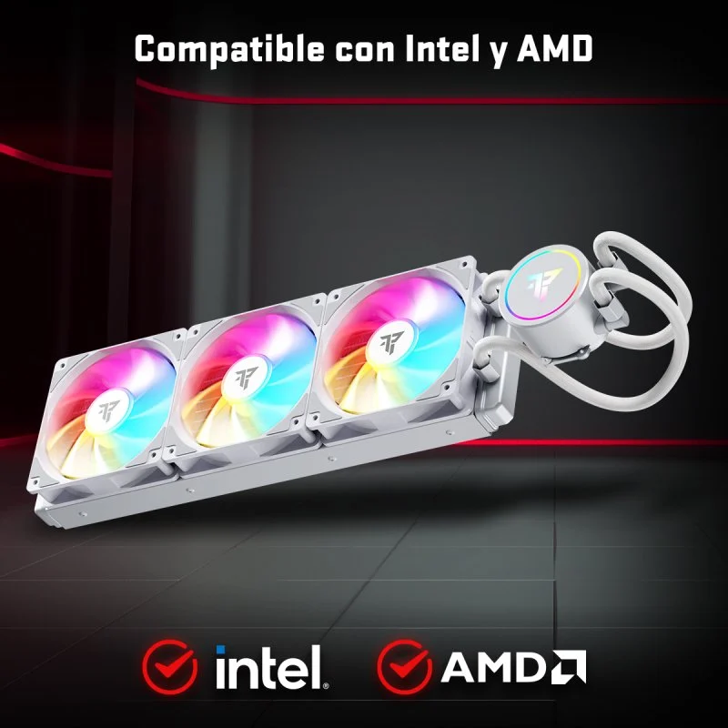 Detalle 2 de Tempest Liquid Cooler 360 RGB Kit de refrigeración líquida 360 mm