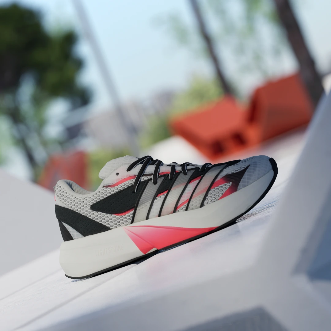 Detalle de Adidas Zapatilla LIGHTBLAZE: comodidad y estilo en blanco para uso diario