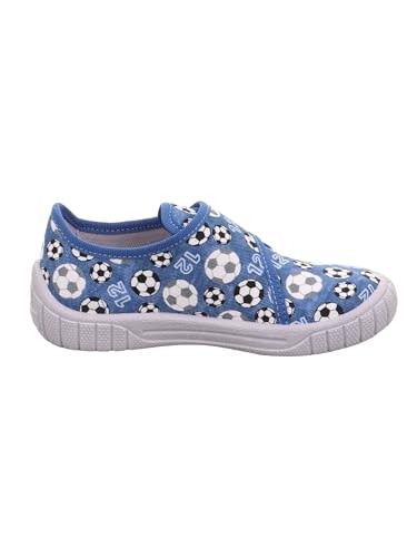 Detalle de Superfit Hausschuh 8400 für Jungen – Blau/Mehrfarbig, 26 EU