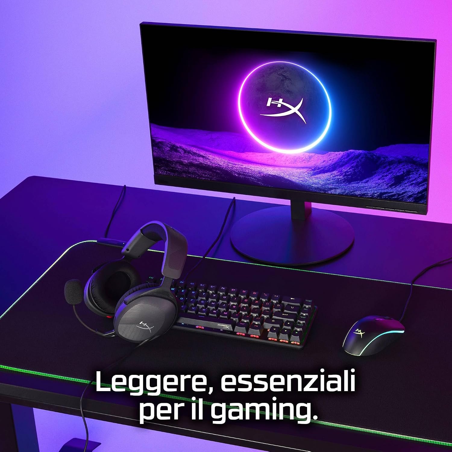 Thumbnail 6 de HyperX Cloud Stinger II Core – Cuffie da gaming cablate 3,5 mm per PC e PlayStation (PS4/PS5), memory foam in tessuto, nero