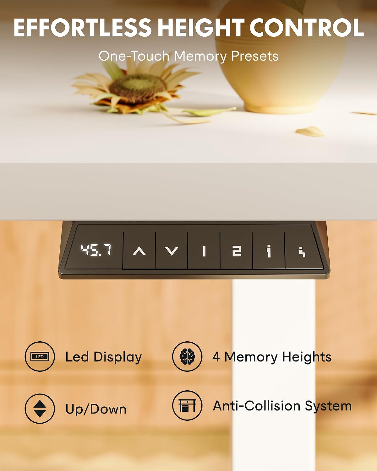 Thumbnail 6 de FLEXISPOT Standing Desk, 48 x 30 in.