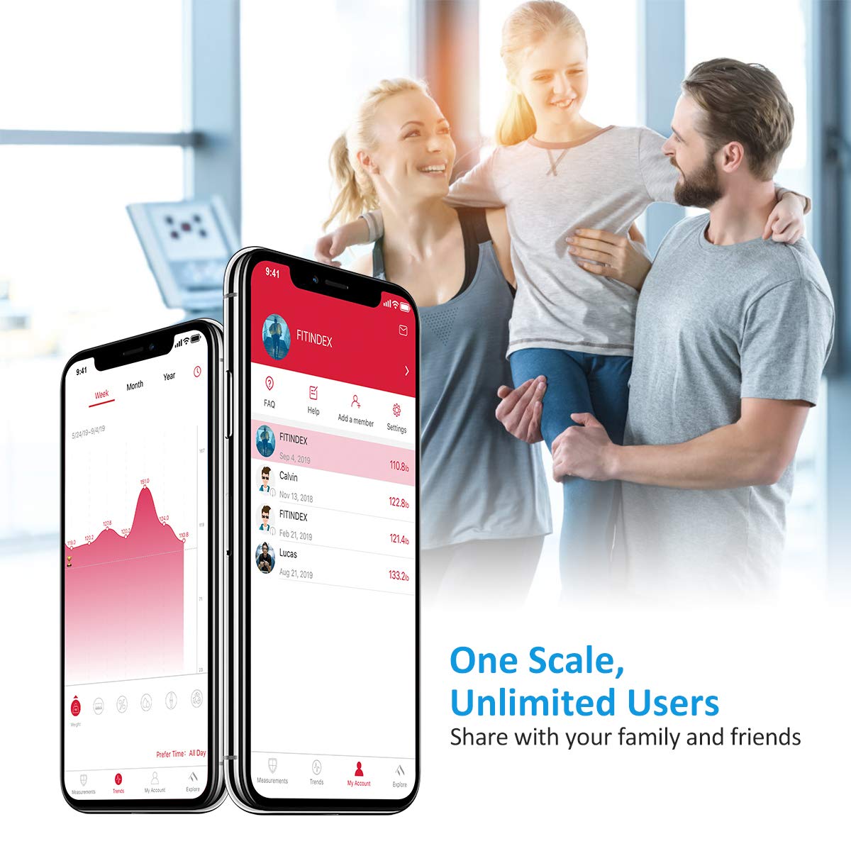 Thumbnail 6 de FITINDEX Smart Scale, 13 Metrics