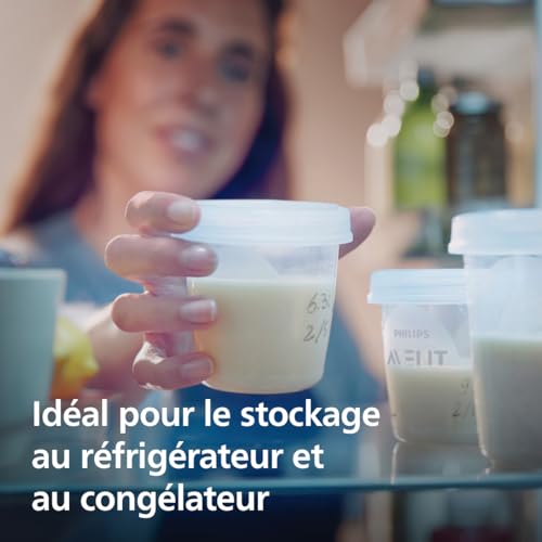 Thumbnail 2 de Philips Avent SCF721/20 Pots de conservation 180 ml et 240 ml avec cuillère de sevrage et couvercles anti-fuites