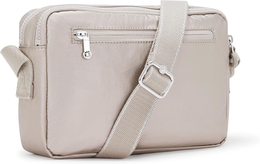 Thumbnail 2 de Kipling Abanu M Bandolera Mediana 💼 - Metallic Glow Plata