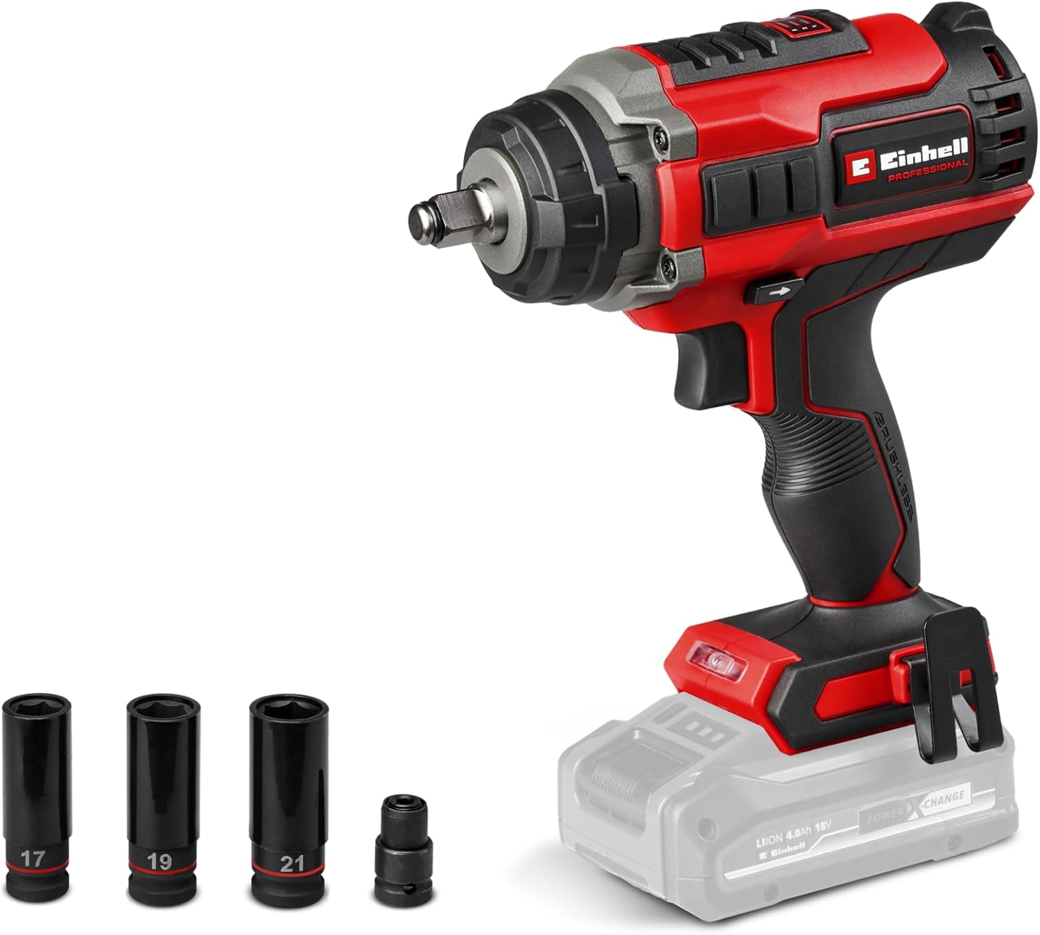 Einhell Professional IMPAXXO 18/450 Power X-Change Akku-Schlagschrauber (18 V, 450 Nm) – ohne Akku