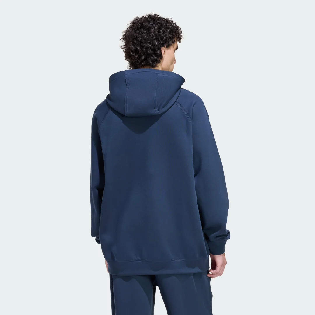 Detalle 2 de Sudadera con capucha Spacer Cutline de Adidas (Azul)