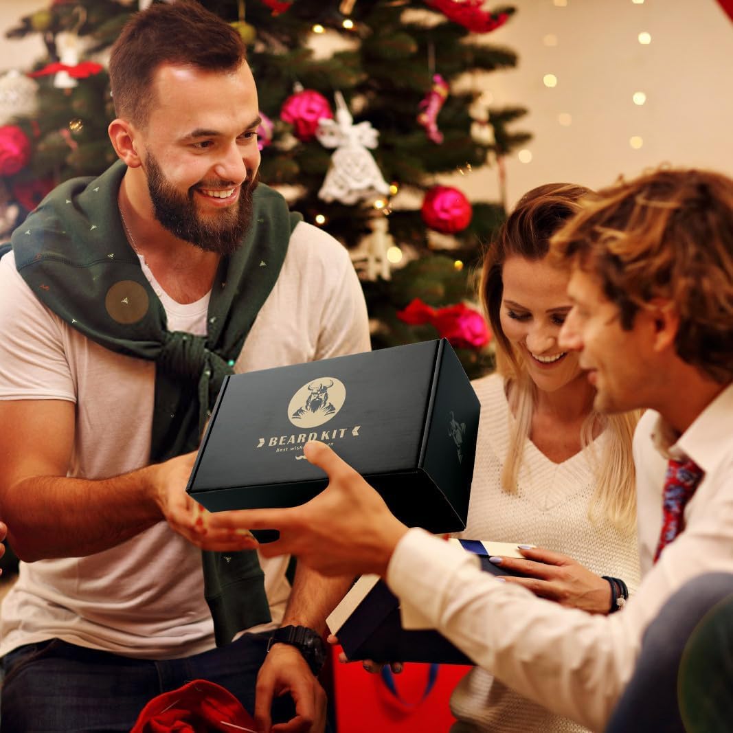 Thumbnail 6 de Exreizst kit barba per uomo completo: olio, balsamo, sapone, spazzola e pettine in custodia viaggio